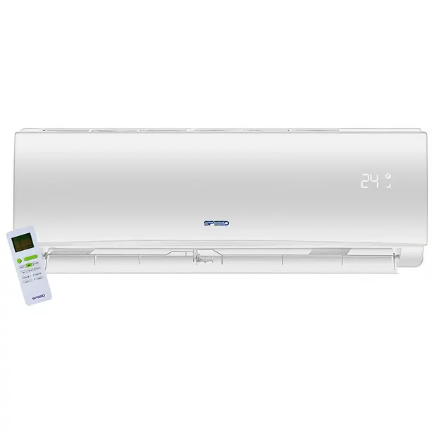 Es ideal para casas rodantes, ya que su consumo eléctrico es muy económico. Funciona perfectamente con generadores inverter y también con inversores de 12 V o 24 V a 220 V.

Opera en un amplio rango de voltajes, desde 170 hasta picos de 260 voltios, adaptándose a la red eléctrica. Además, es súper silencioso: su tecnología de doble inverter hace que el ruido, tanto en el exterior como en el interior, sea casi imperceptible.