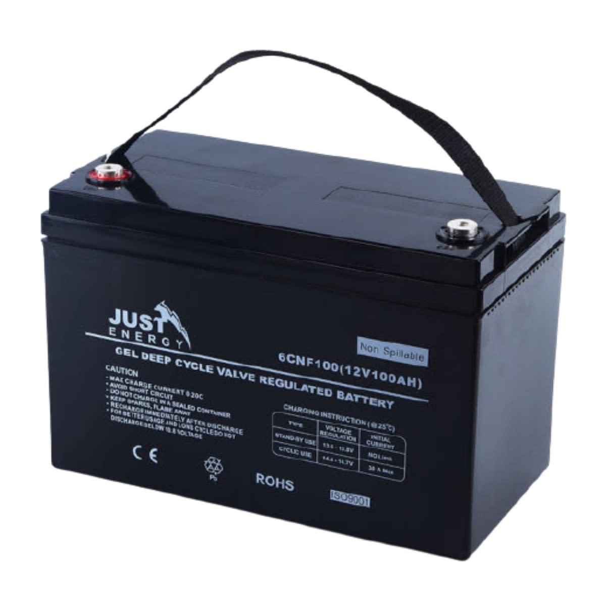 BATERIA DE GEL 12V, 100AH, CICLO PROFUNDO