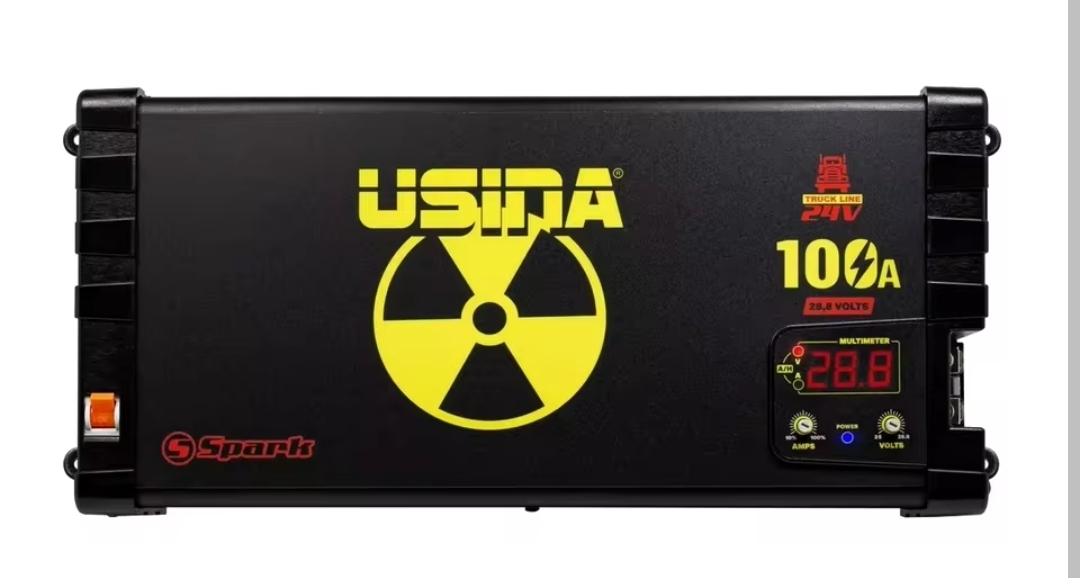 USINA 24V, 100AH ha sido desarrollado para alimentar sistemas de 24 voltios en camiones, autobuses, autocaravanas, etc. Se puede utilizar como cargador de baterías y también como fuente de alimentación directa para equipos de 24 V.

Tomada de corriente: 220v y 110v

Reúne todos los requisitos para proveer carga a baterías estacionarias de Litio, hace carga de reposición 28.8 V, Carga flotante 27.6 V. Corte  y monitoreo de reposición de carga. Con este cargador usted no tendrá que preocuparse de nada, solo déjelo conectado y listo.